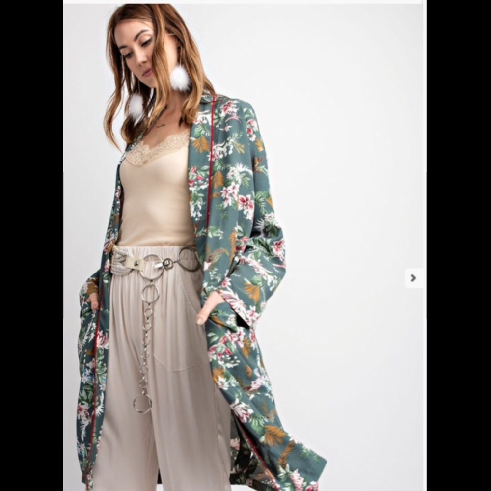 Pajama inspired Kimono